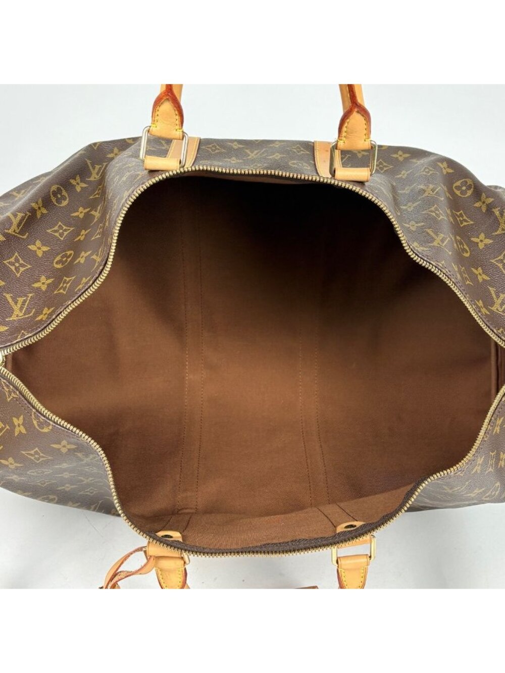 Louis Vuitton Keepall Bandouliere 55 Boston Bag Monogram Brown - Picture 7 of 7